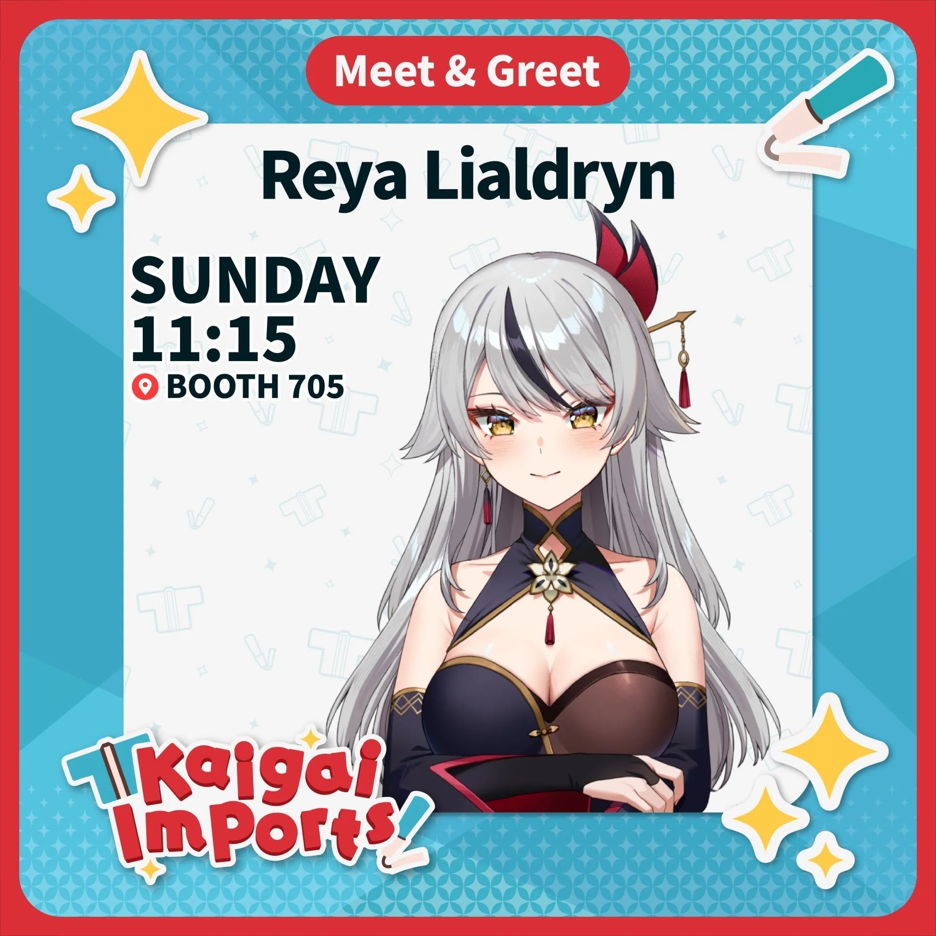 Reya Lialdryn Meet and Greet Ticket