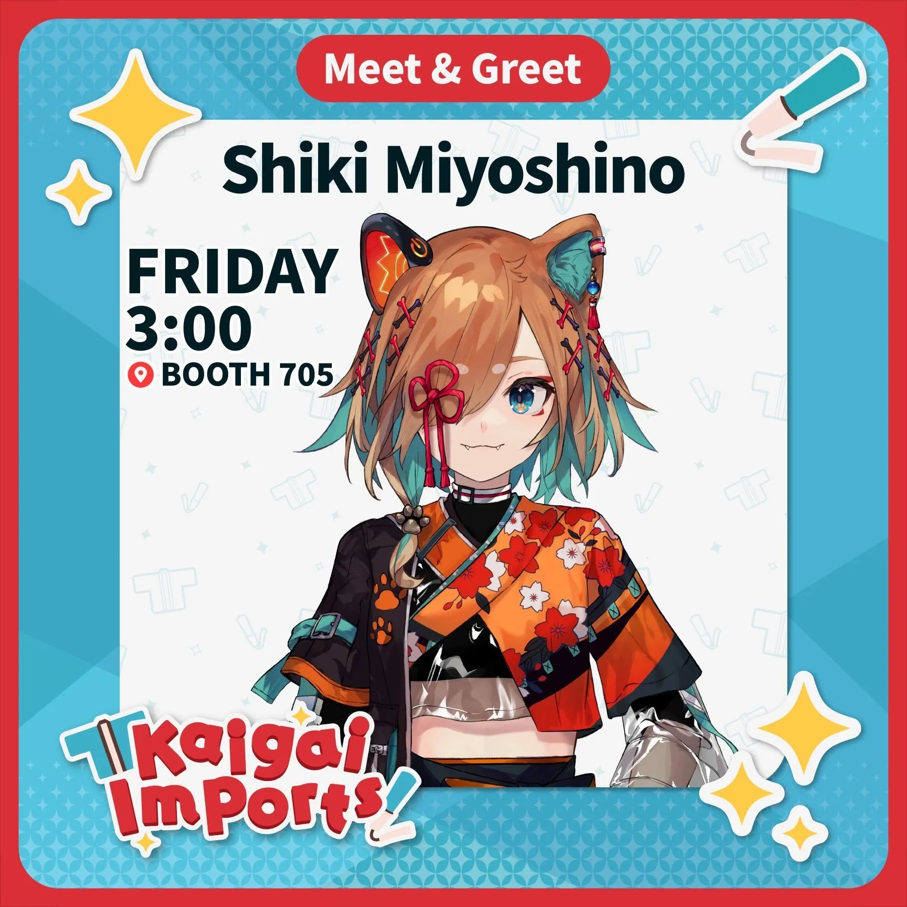 Shiki Miyoshino Meet and Greet Ticket