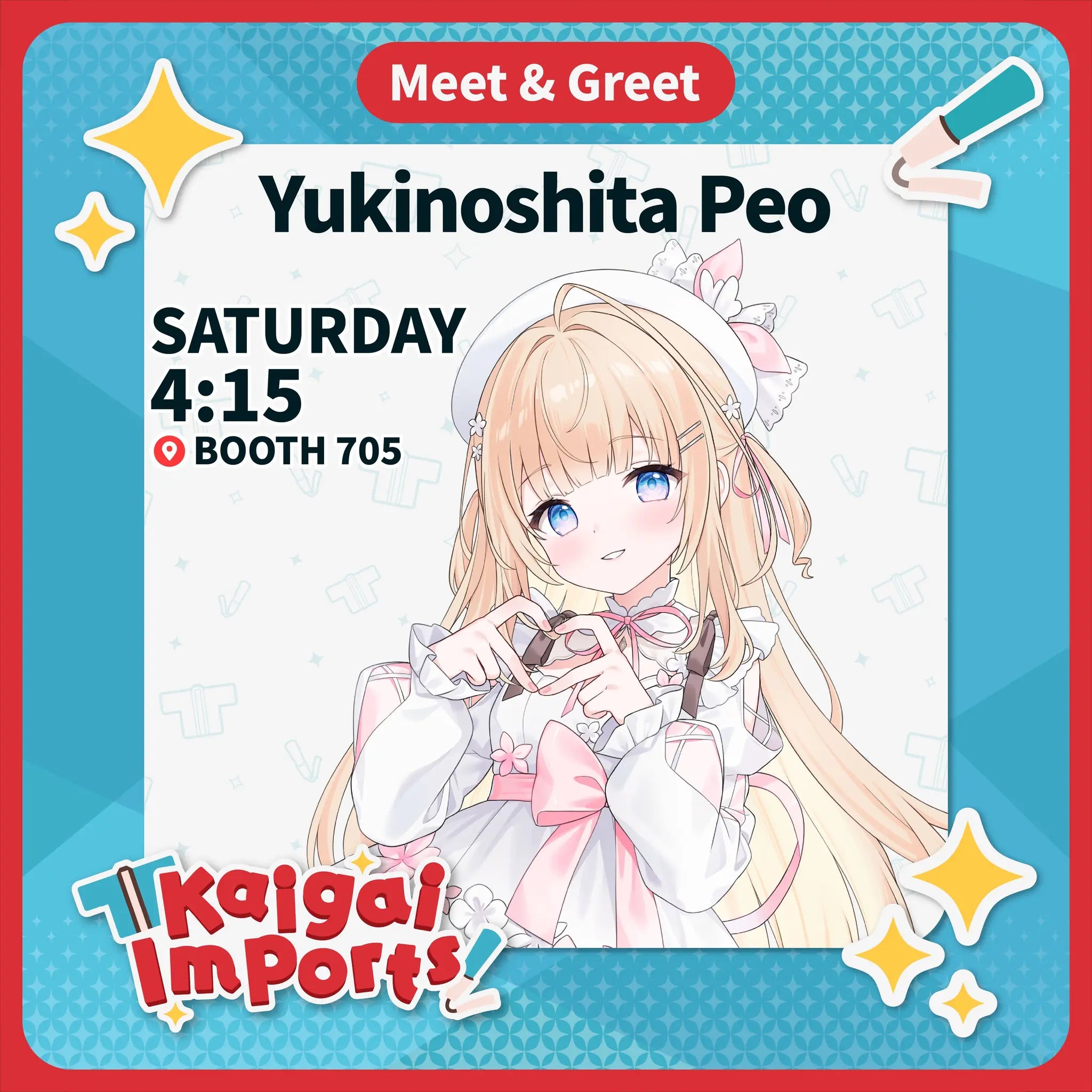 Yukinoshita Peo Meet and Greet Ticket
